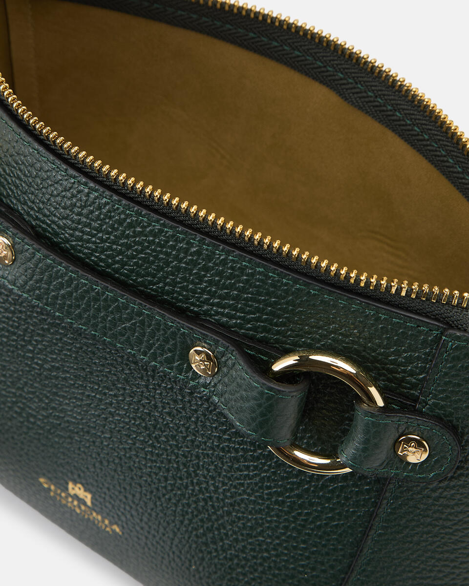 SMALL POUCH Mossprosecco  - Clutch Bags - Women's Bags - Bags - Cuoieria Fiorentina
