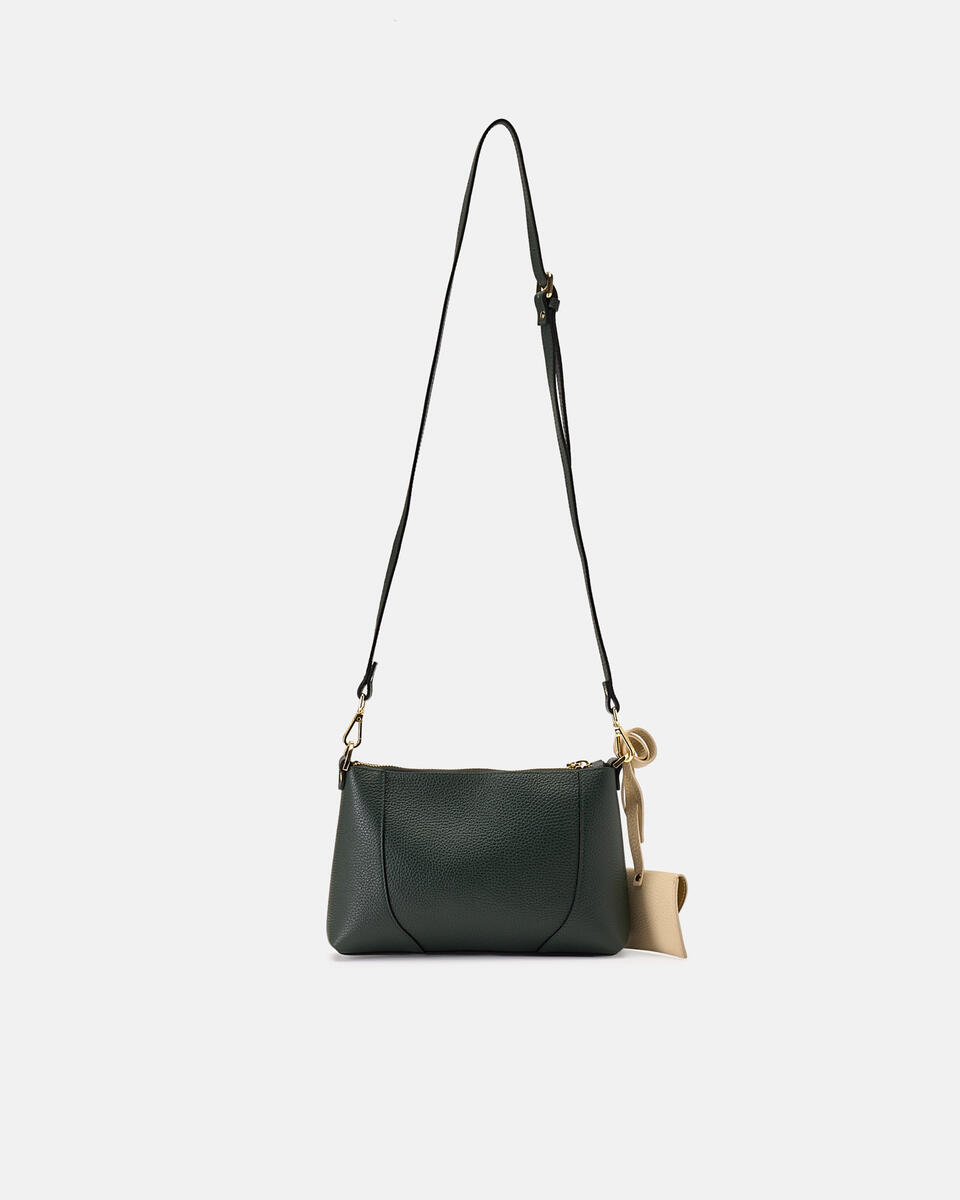 SMALL POUCH Mossprosecco  - Clutch Bags - Women's Bags - Bags - Cuoieria Fiorentina