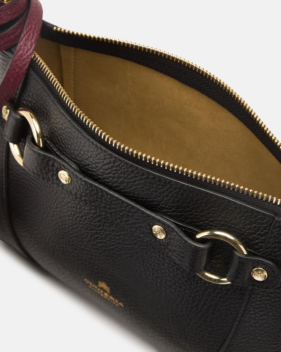 Clara pouch Nerobordeaux  - Cuoieria Fiorentina