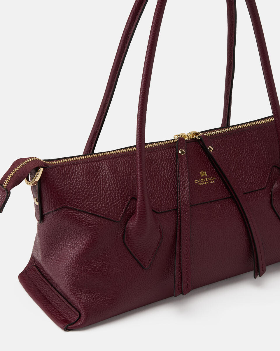 Holly Medium tote Dollaro Bordeaux  - Tote Bag - Borse Donna - Borse - Cuoieria Fiorentina