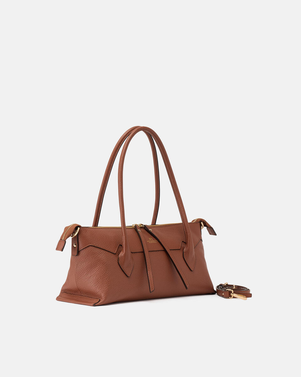 Holly Medium tote Dollaro Caramel  - Tote Bag - Borse Donna - Borse - Cuoieria Fiorentina