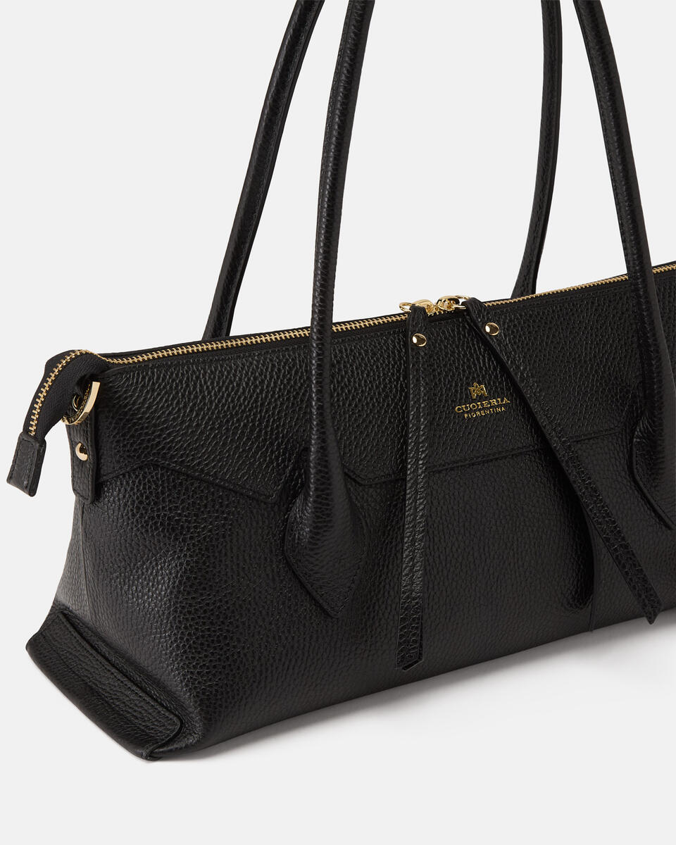 Holly Medium tote Dollaro Nero  - Tote Bag - Borse Donna - Borse - Cuoieria Fiorentina