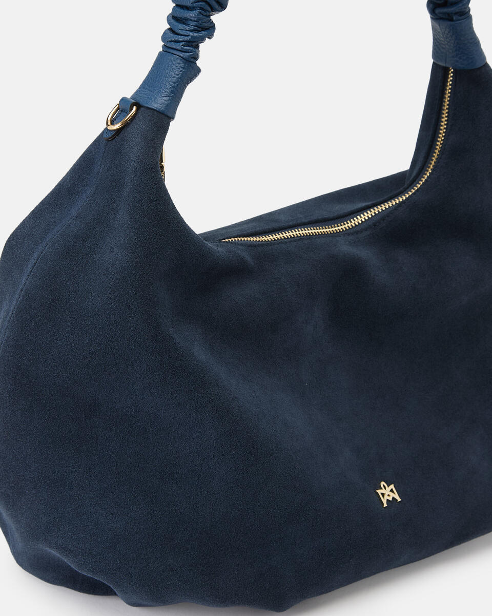 LARGE HOBO BAG Ocean  - Tote Bags - Women's Bags - Bags - Cuoieria Fiorentina