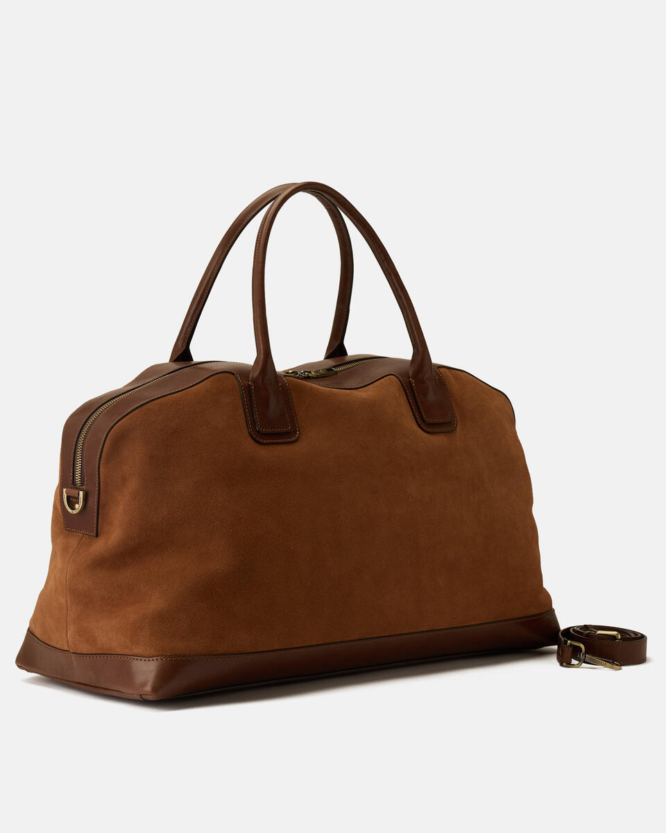 WEEKENDER Brown  - Travel Bags - Travel Bags - Cuoieria Fiorentina