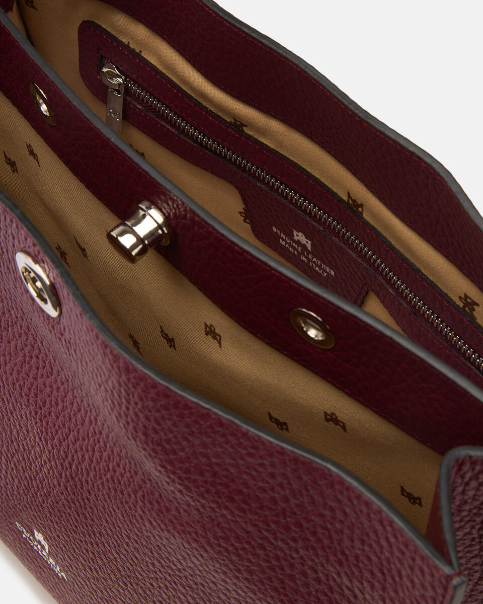 West Large Tote Dollaro Xl Bordeaux  - Tote Bag - Borse Donna - Borse - Cuoieria Fiorentina