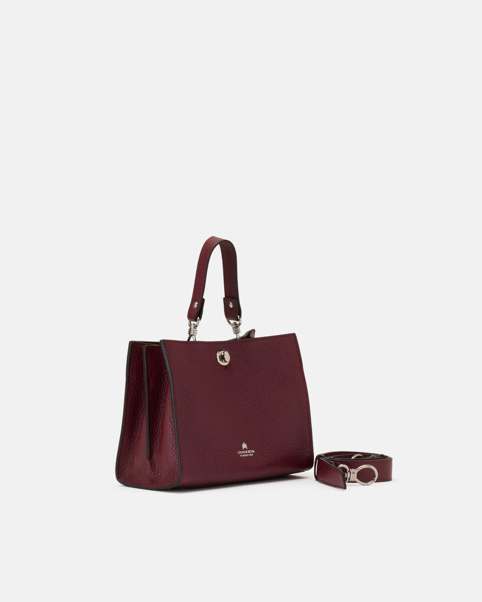West small tote Dollaro Xl Bordeaux  - Tote Bag - Borse Donna - Borse - Cuoieria Fiorentina