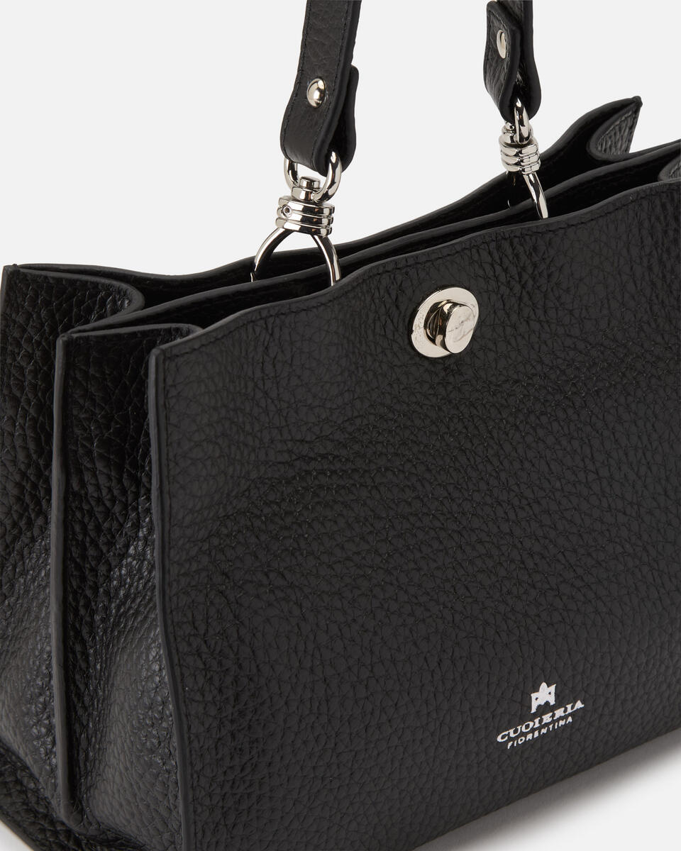 West small tote Dollaro Xl Nero  - Tote Bag - Borse Donna - Borse - Cuoieria Fiorentina