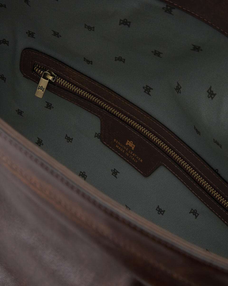 Axel Large Duffle Uomo Vitello Texas Caramel  - Borse Da Viaggio - Borse Uomo - Borse - Cuoieria Fiorentina