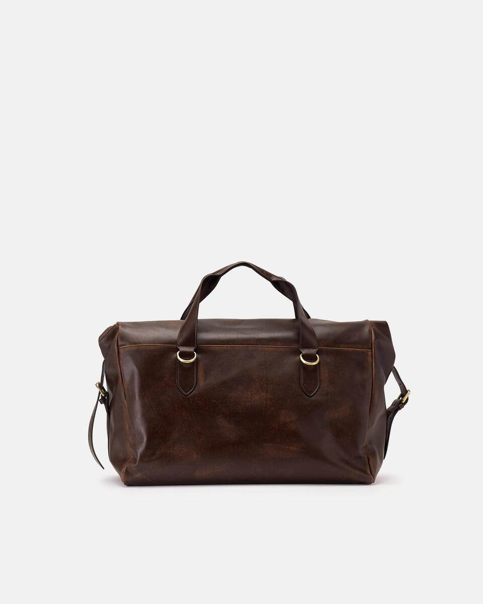 Axel Large Duffle Uomo Vitello Texas Caramel  - Borse Da Viaggio - Borse Uomo - Borse - Cuoieria Fiorentina