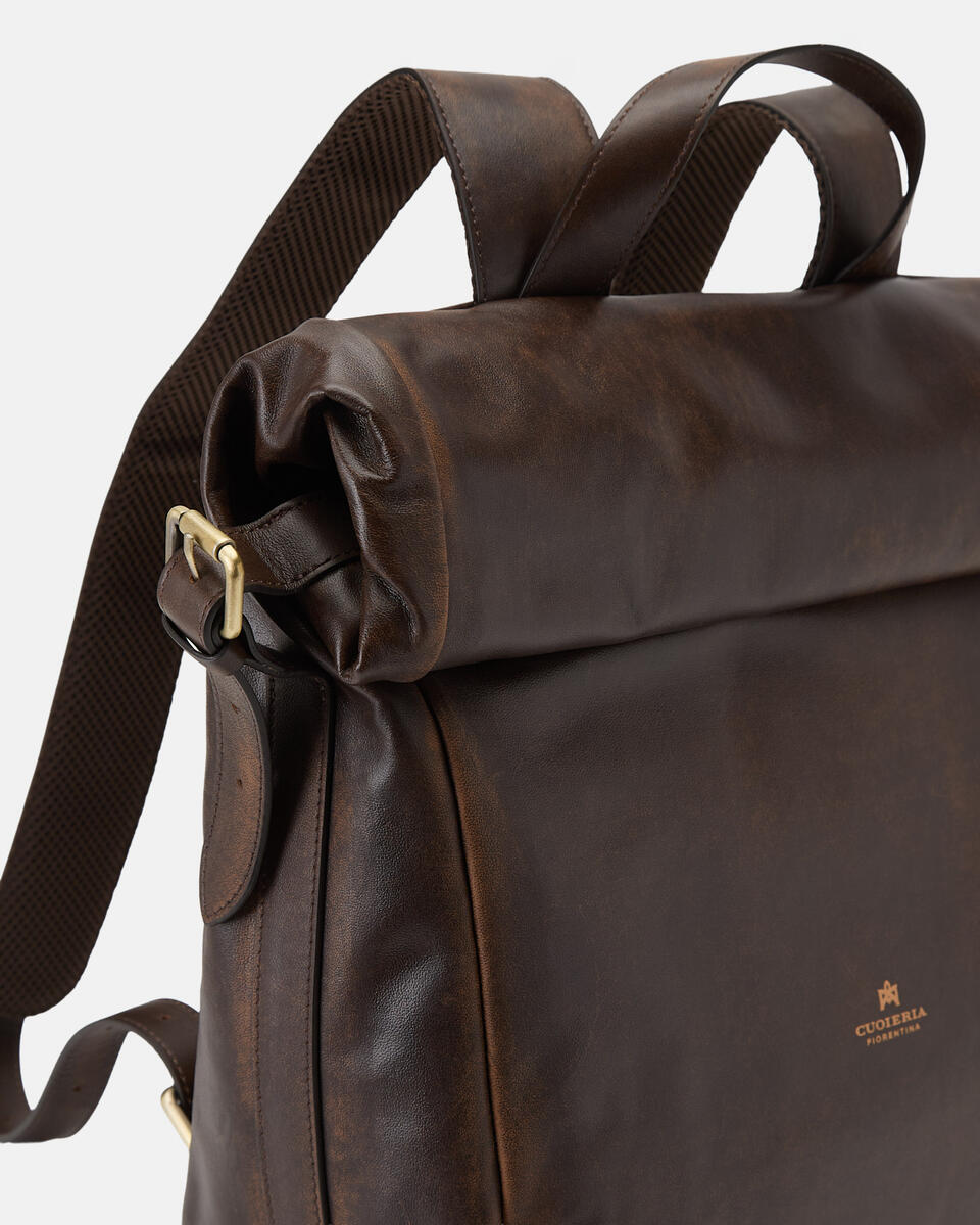 Axel Backpack Uomo Vitello Texas Caramel  - Zaini - Borse Uomo - Borse - Cuoieria Fiorentina