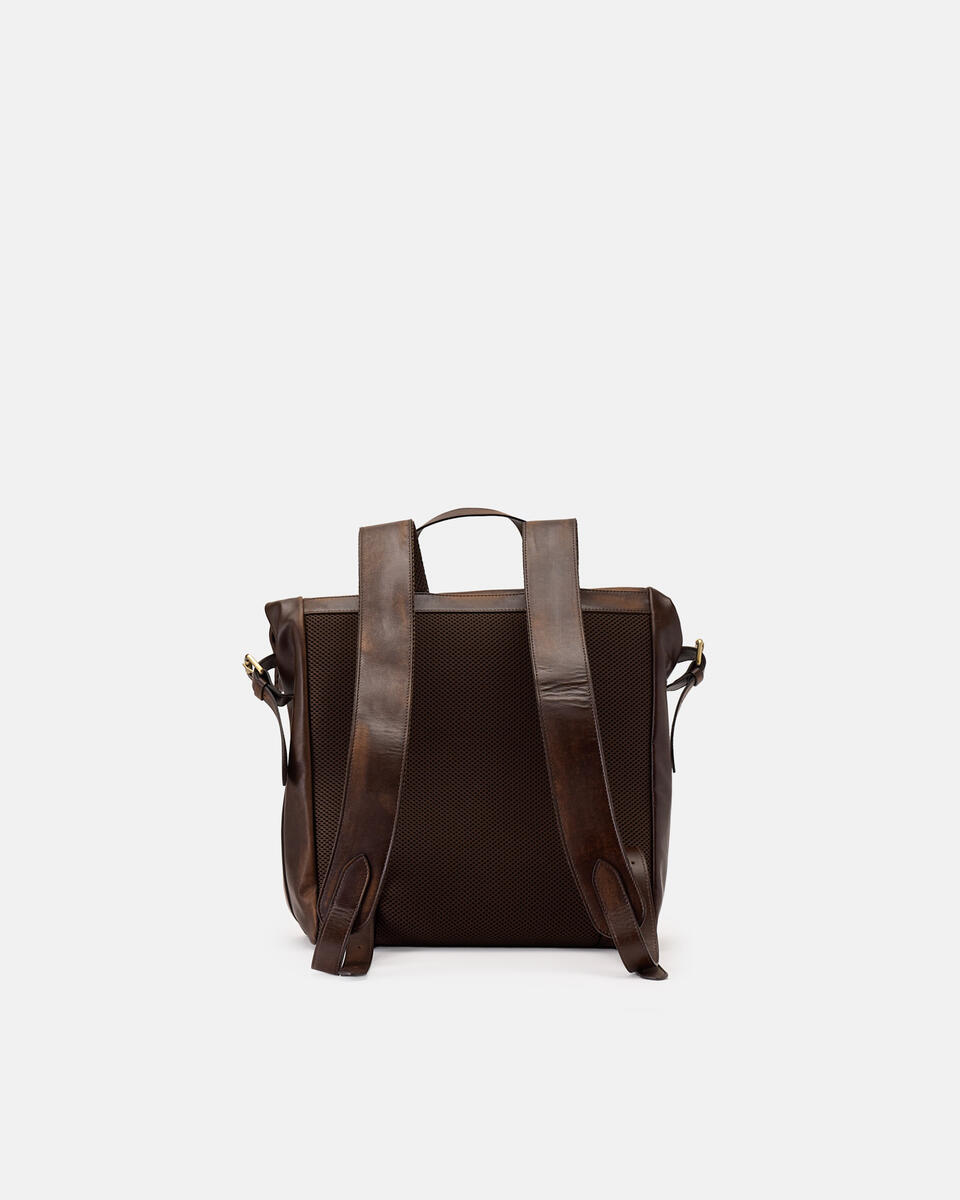 Axel Backpack Uomo Vitello Texas Caramel  - Zaini - Borse Uomo - Borse - Cuoieria Fiorentina