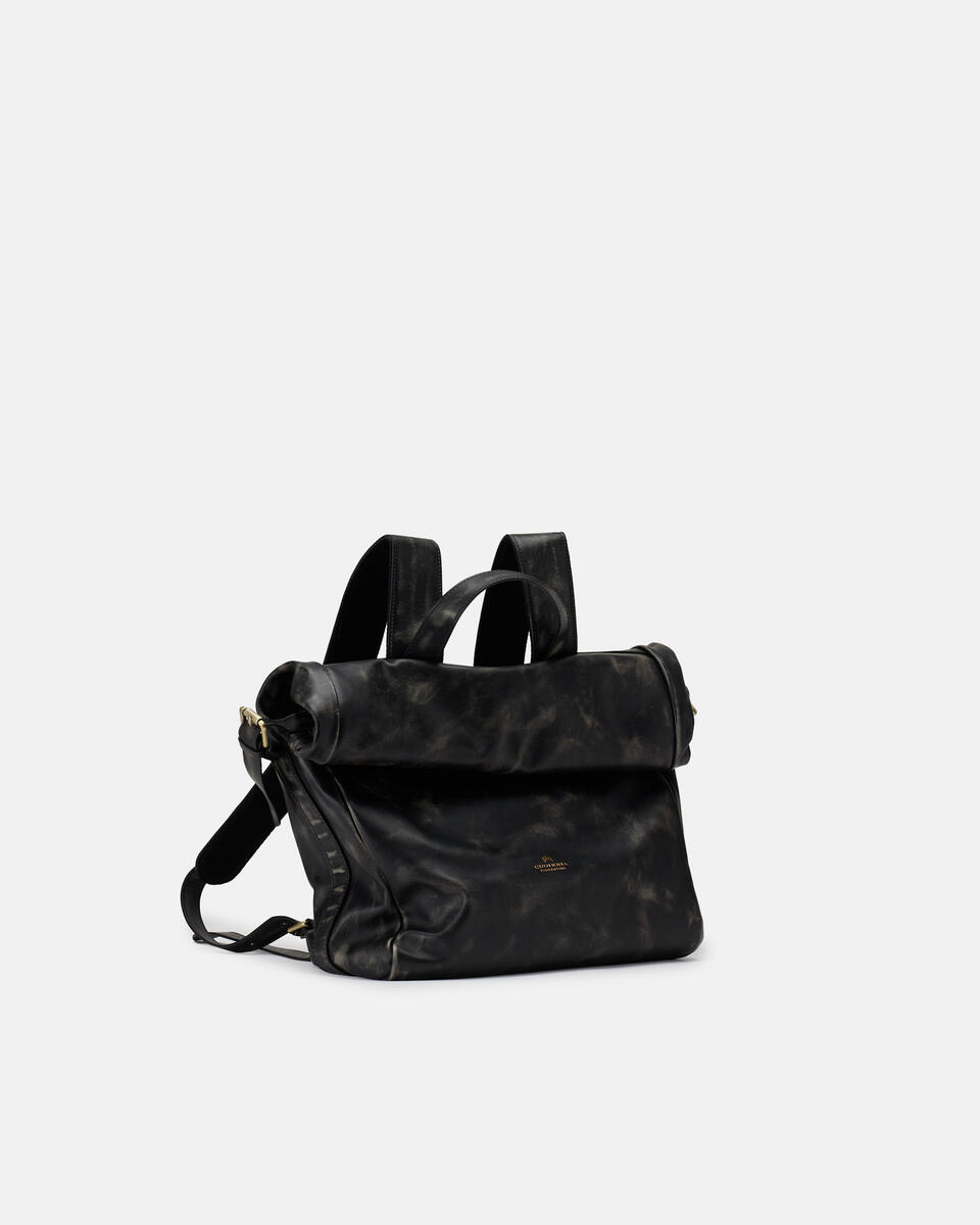 Axel Backpack Uomo Vitello Texas Nero  - Cuoieria Fiorentina