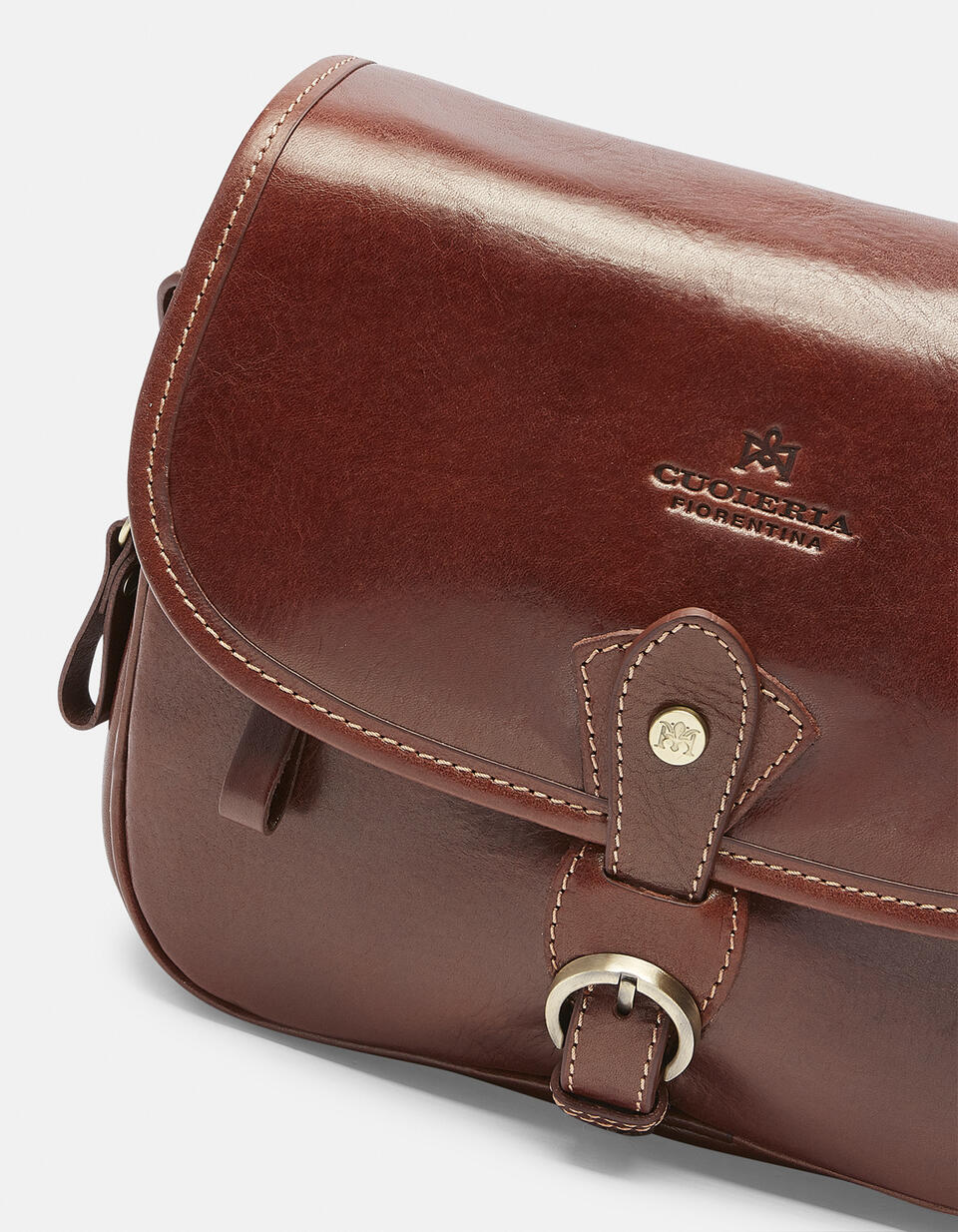 Leather Messenger bag - Messenger Bags - WOMEN'S BAGS | bags MARRONE - Messenger Bags - WOMEN'S BAGS | bagsCuoieria Fiorentina