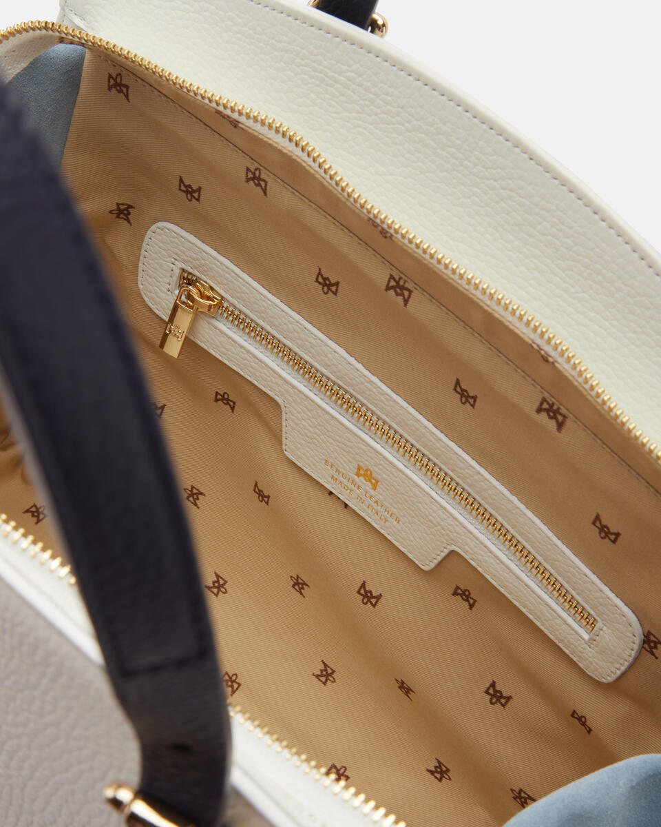 LARGE TOTE BAG White  - Tote Bags - Women's Bags - Bags - Cuoieria Fiorentina