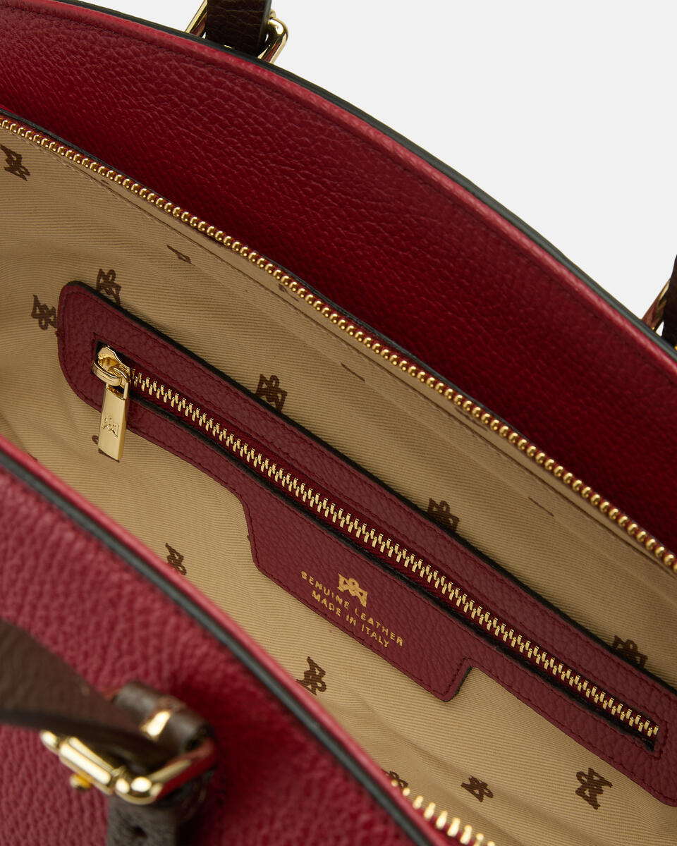 Alice maxi Tote Bag wild Cherrydesertt.moro  - Cuoieria Fiorentina