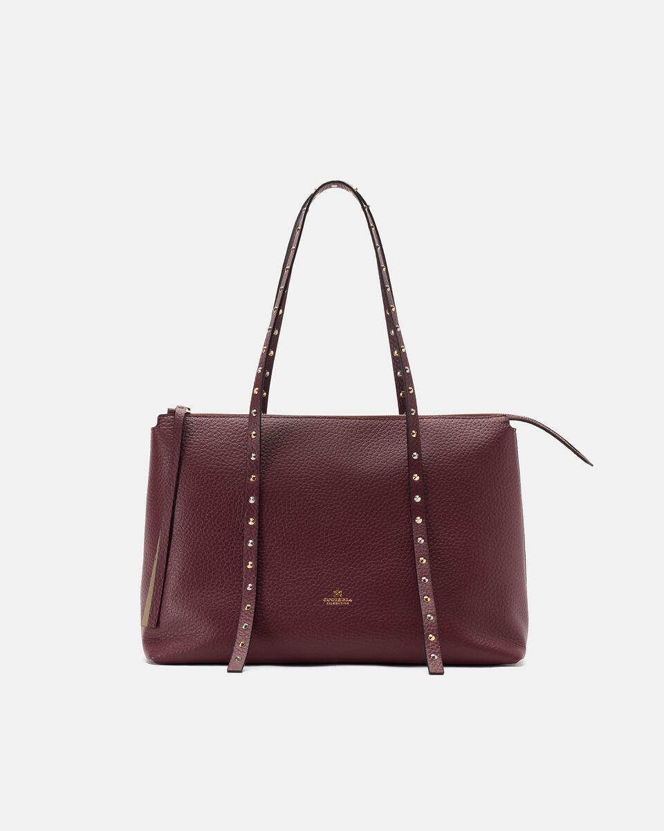 SHOPPING BAG Bordeaux  - Bags - Special Price - Cuoieria Fiorentina