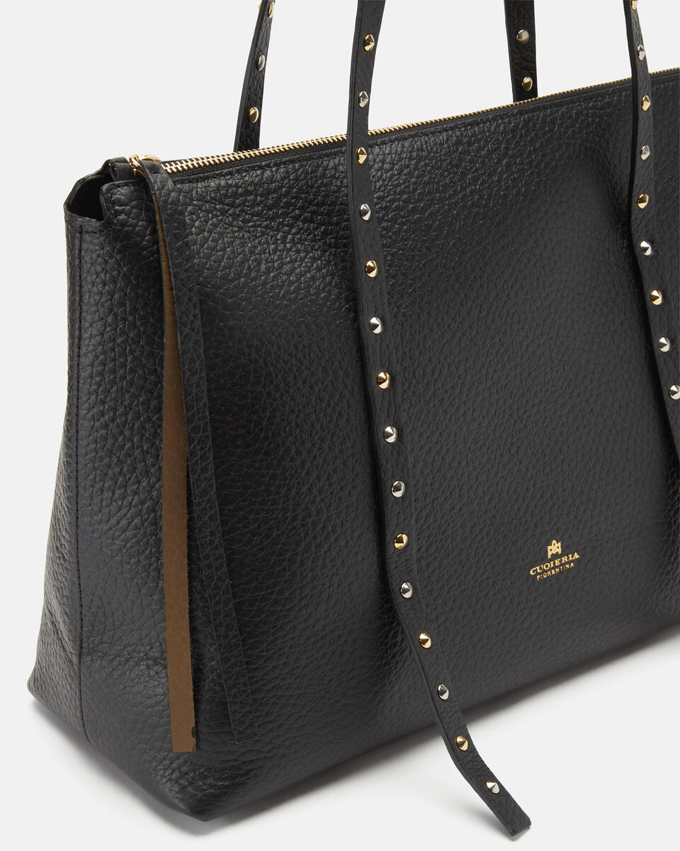 SHOPPING BAG Black  - Shopping - Women's Bags - Bags - Cuoieria Fiorentina