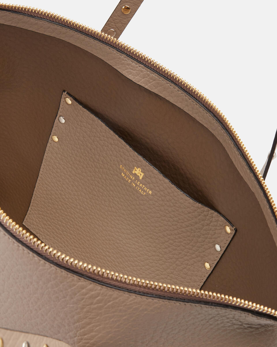 SHOPPING BAG Taupe  - Shopping - Women's Bags - Bags - Cuoieria Fiorentina