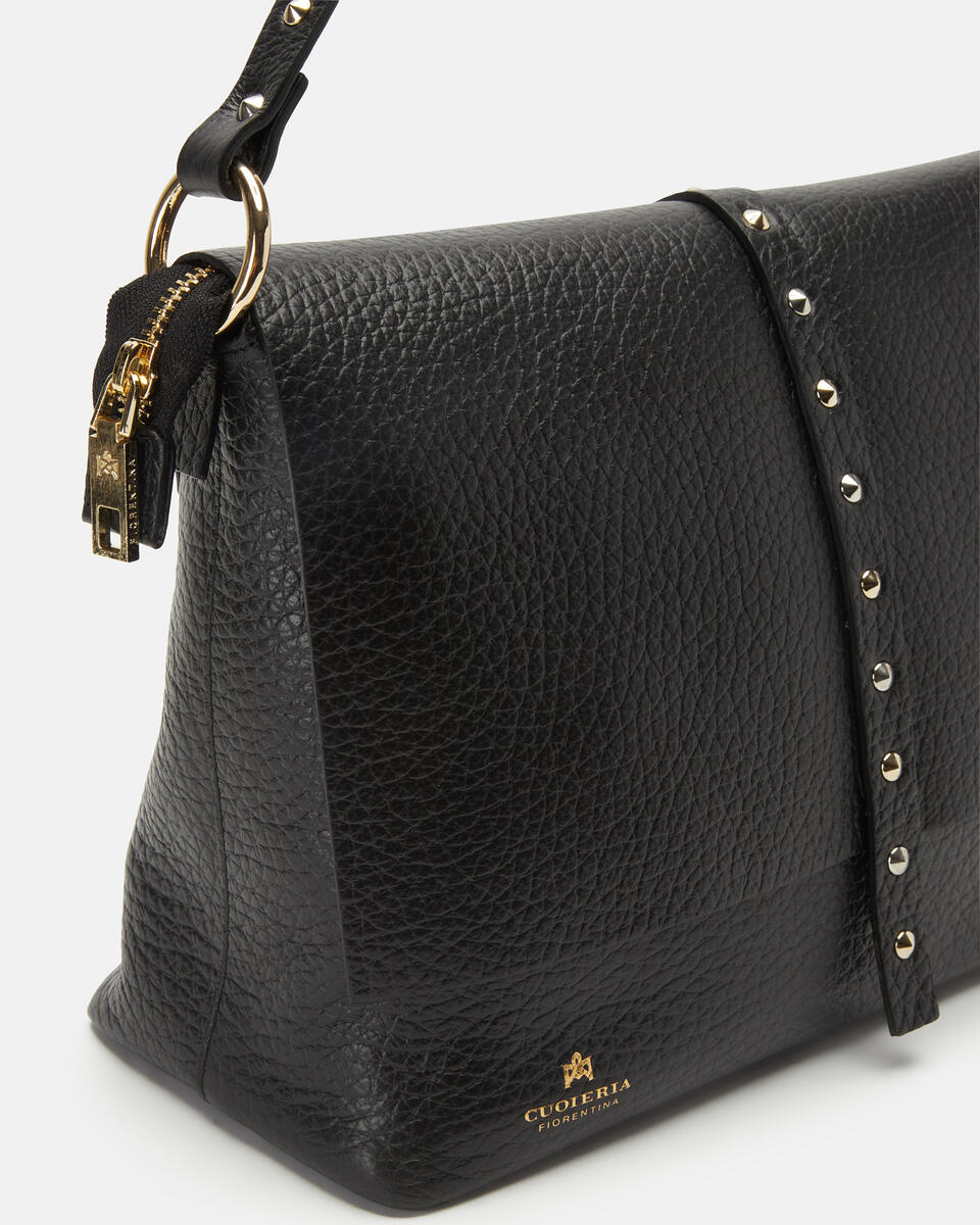 Messenger Black  - Messenger Bags - Women's Bags - Bags - Cuoieria Fiorentina