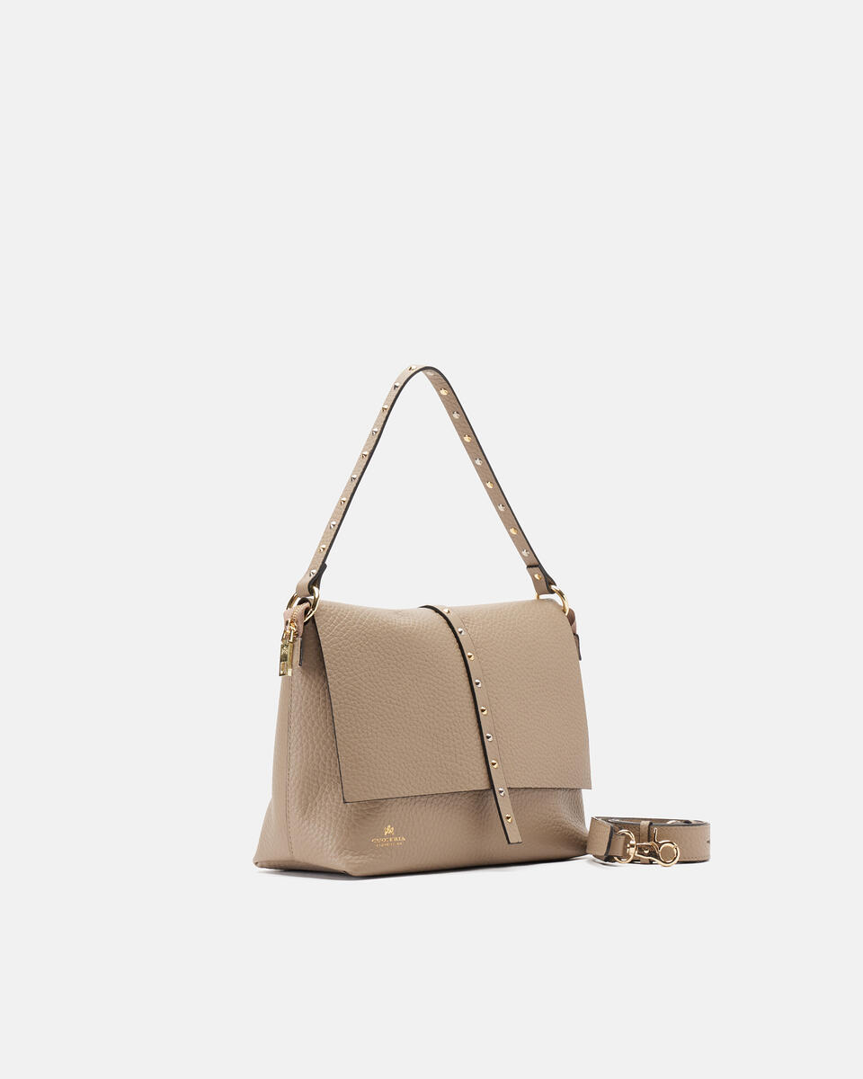 Messenger Taupe  - Messenger Bags - Women's Bags - Bags - Cuoieria Fiorentina