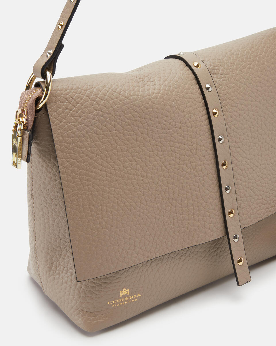 Messenger Taupe  - Messenger Bags - Women's Bags - Bags - Cuoieria Fiorentina