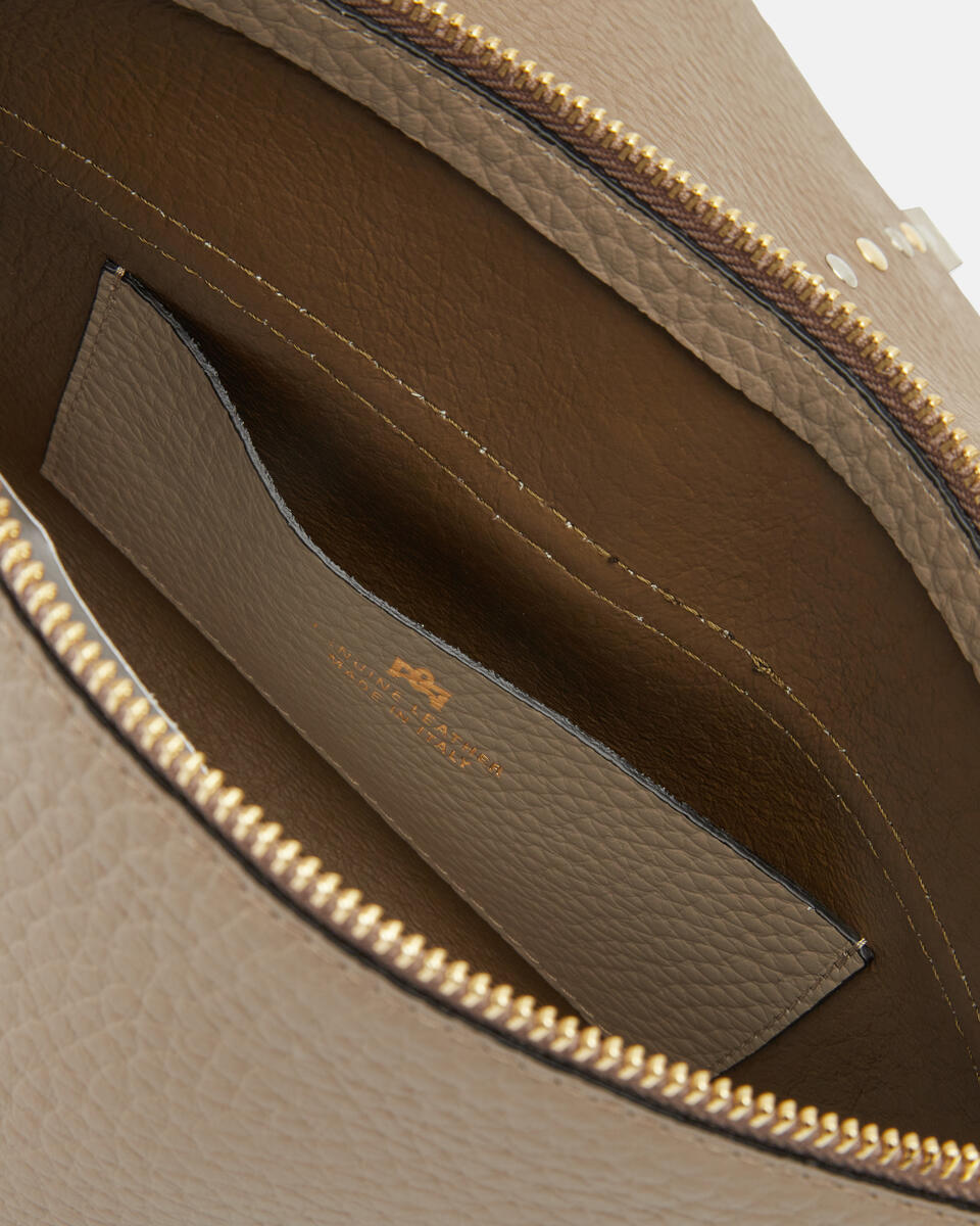 Small messenger Taupe  - Messenger Bags - Women's Bags - Bags - Cuoieria Fiorentina
