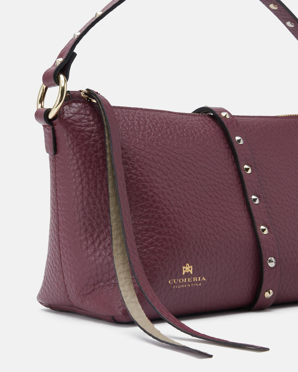 SMALL TOTE BAG Bordeaux  - Bags - Special Price - Cuoieria Fiorentina