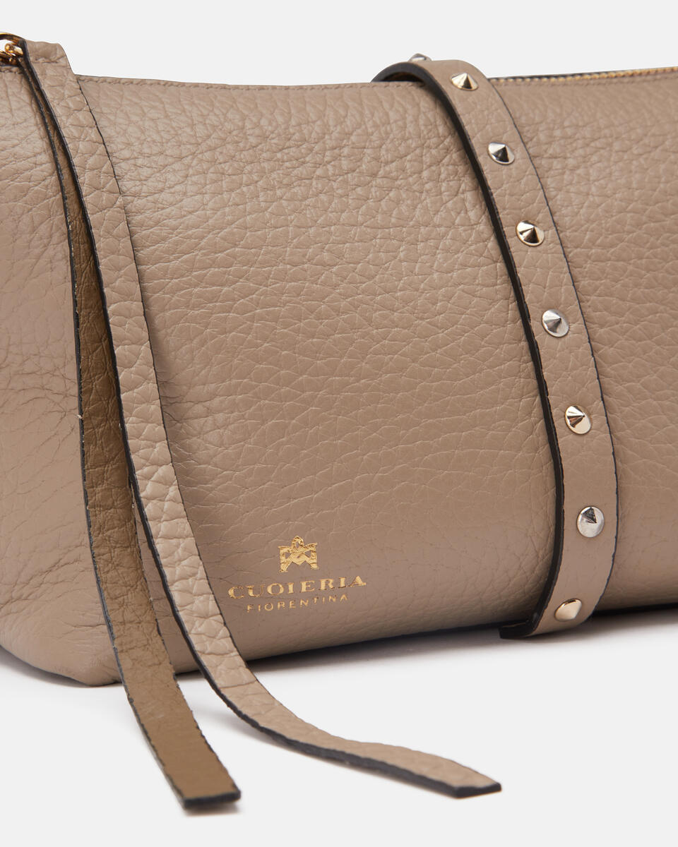 SMALL TOTE BAG Taupe  - Mini Bag - Women's Bags - Bags - Cuoieria Fiorentina