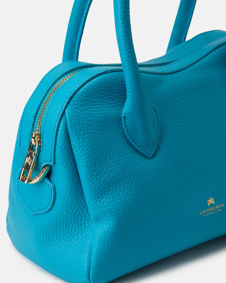 TOTE BAG Turquoise  - Tote Bag - Women's Bags - Bags - Cuoieria Fiorentina