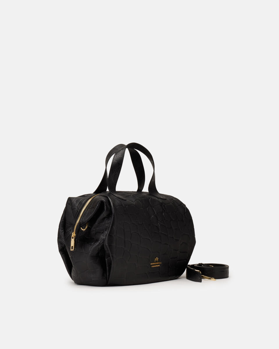 DUFFLE BAG Black  - Tote Bag - Women's Bags - Bags - Cuoieria Fiorentina