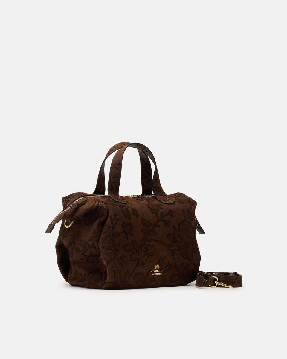 DUFFLE BAG Chocolate  - Cuoieria Fiorentina