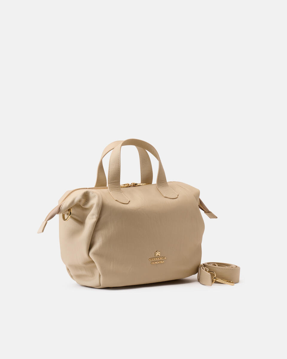 SMALL DUFFLE BAG Prosecco  - Tote Bag - Women's Bags - Bags - Cuoieria Fiorentina