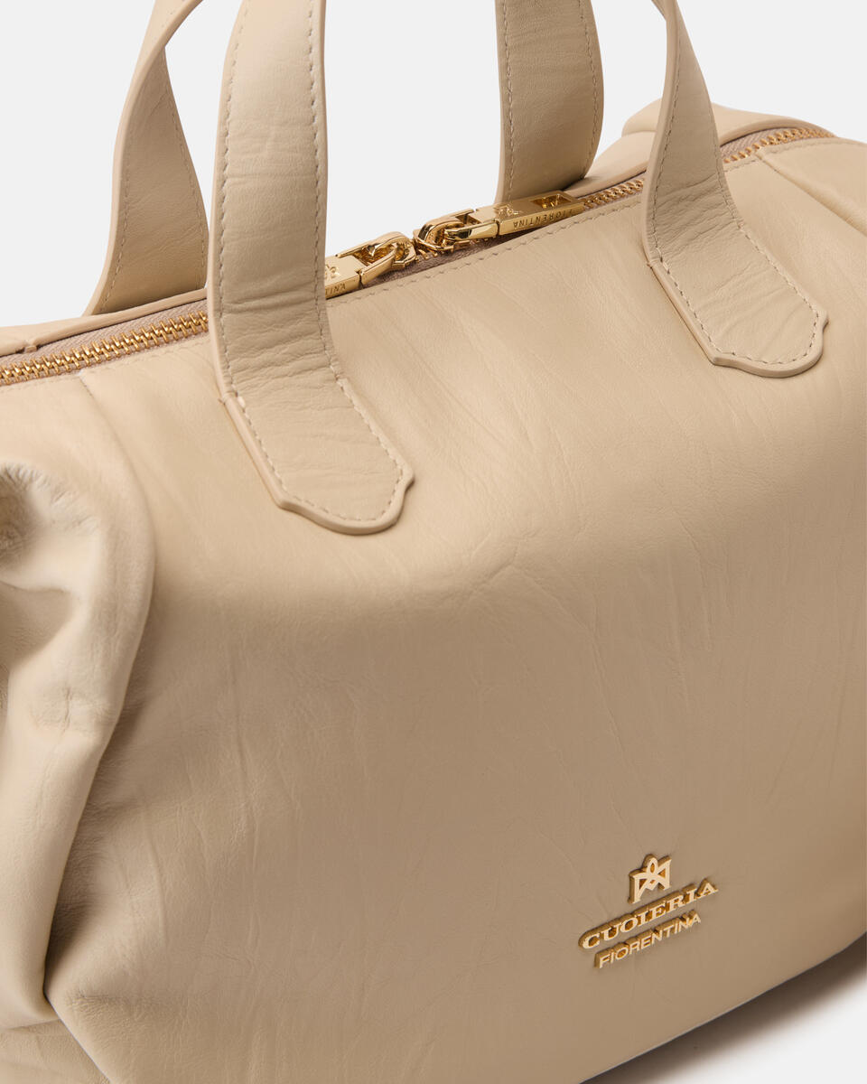 SMALL DUFFLE BAG Prosecco  - Tote Bag - Women's Bags - Bags - Cuoieria Fiorentina