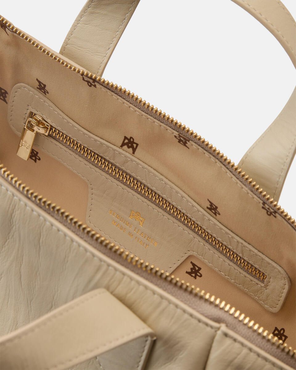 SMALL DUFFLE BAG Prosecco  - Tote Bag - Women's Bags - Bags - Cuoieria Fiorentina