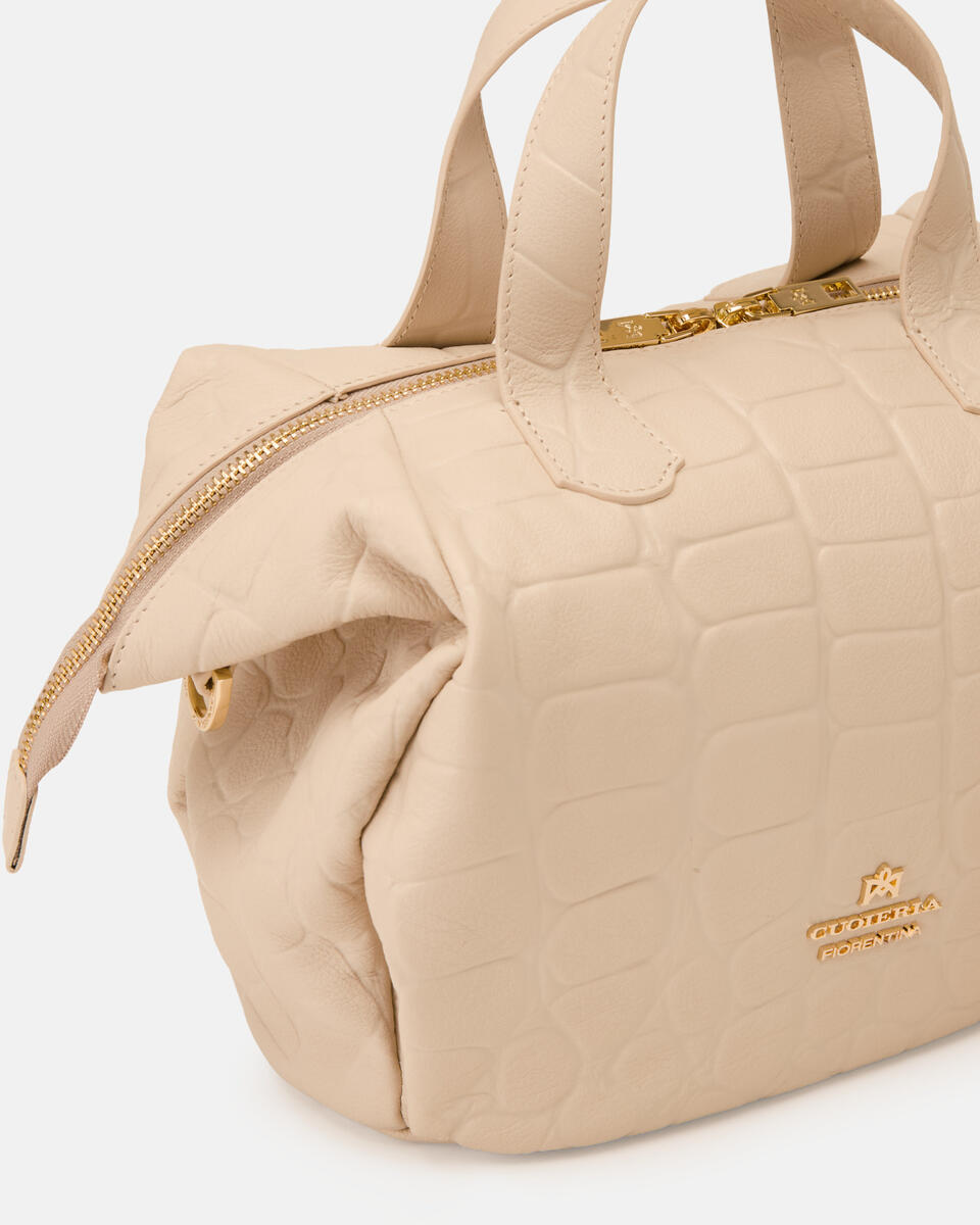 SMALL DUFFLE BAG Prosecco  - Tote Bag - Women's Bags - Bags - Cuoieria Fiorentina