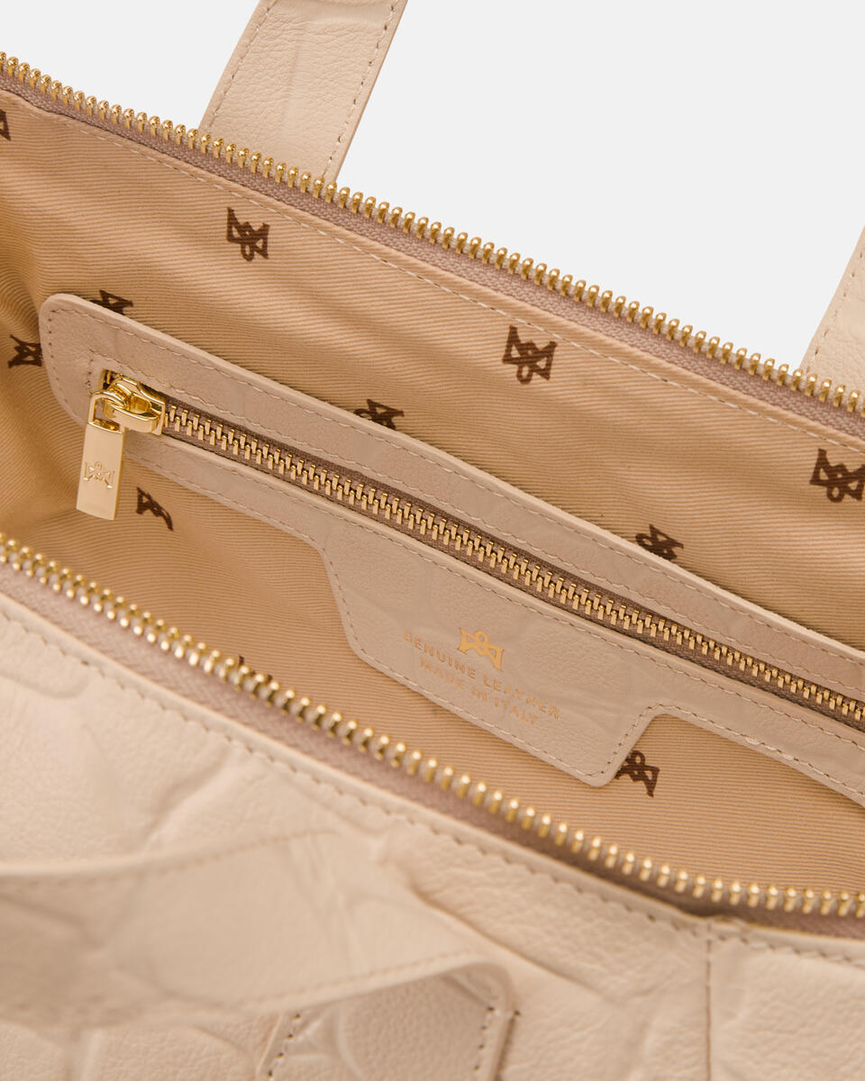 SMALL DUFFLE BAG Prosecco  - Tote Bag - Women's Bags - Bags - Cuoieria Fiorentina