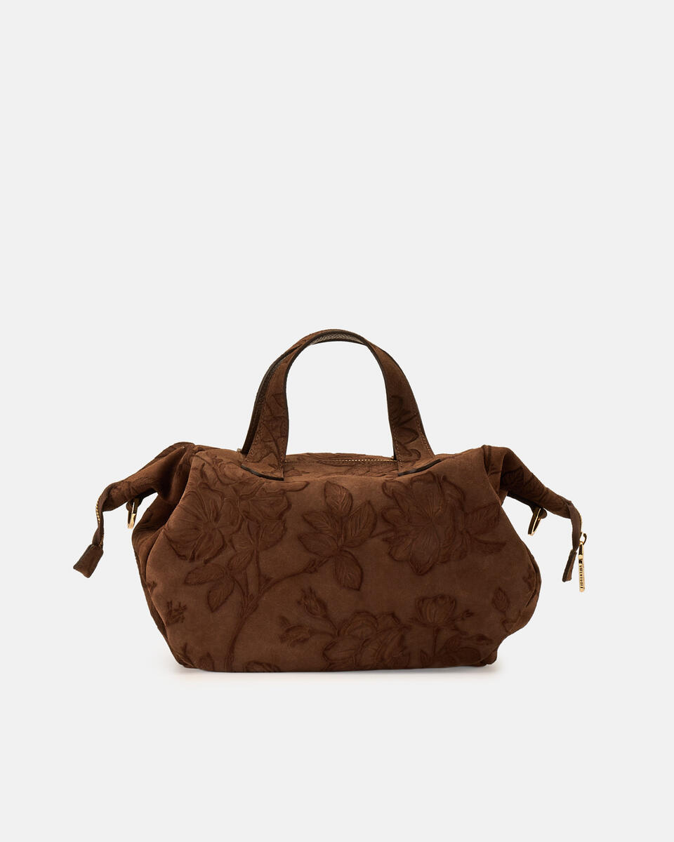 SMALL DUFFLE BAG Chocolate  - Tote Bags - Women's Bags - Bags - Cuoieria Fiorentina
