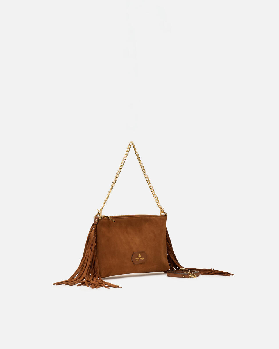 POUCH Caramel  - Clutch Bags - Women's Bags - Bags - Cuoieria Fiorentina