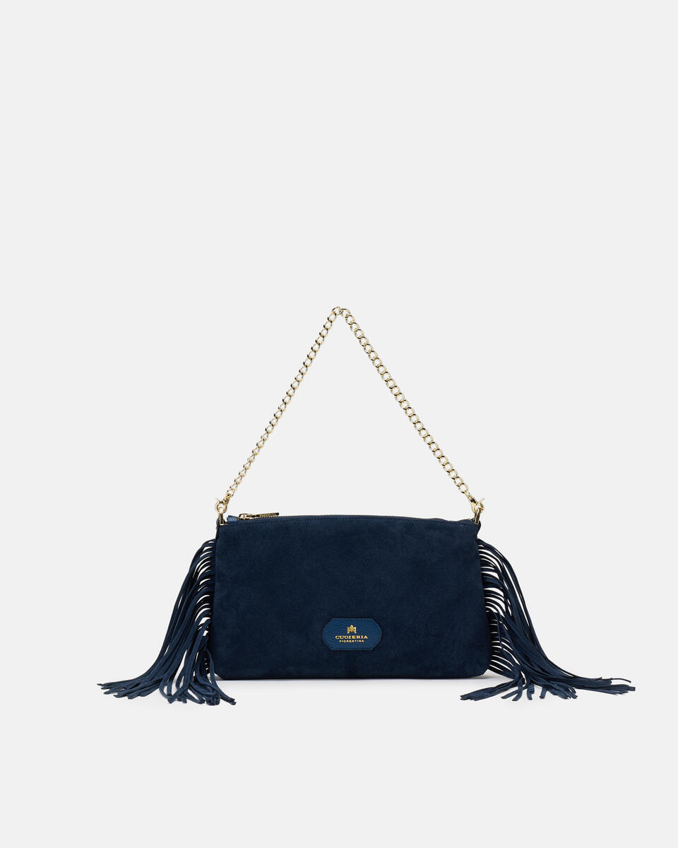 Pouch con frange Oceano  - Cuoieria Fiorentina