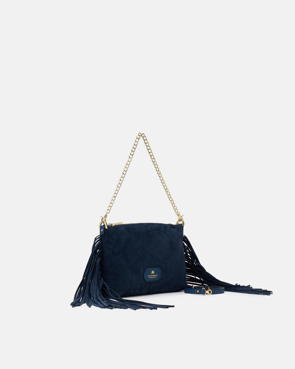 Pouch con frange Oceano  - Cuoieria Fiorentina