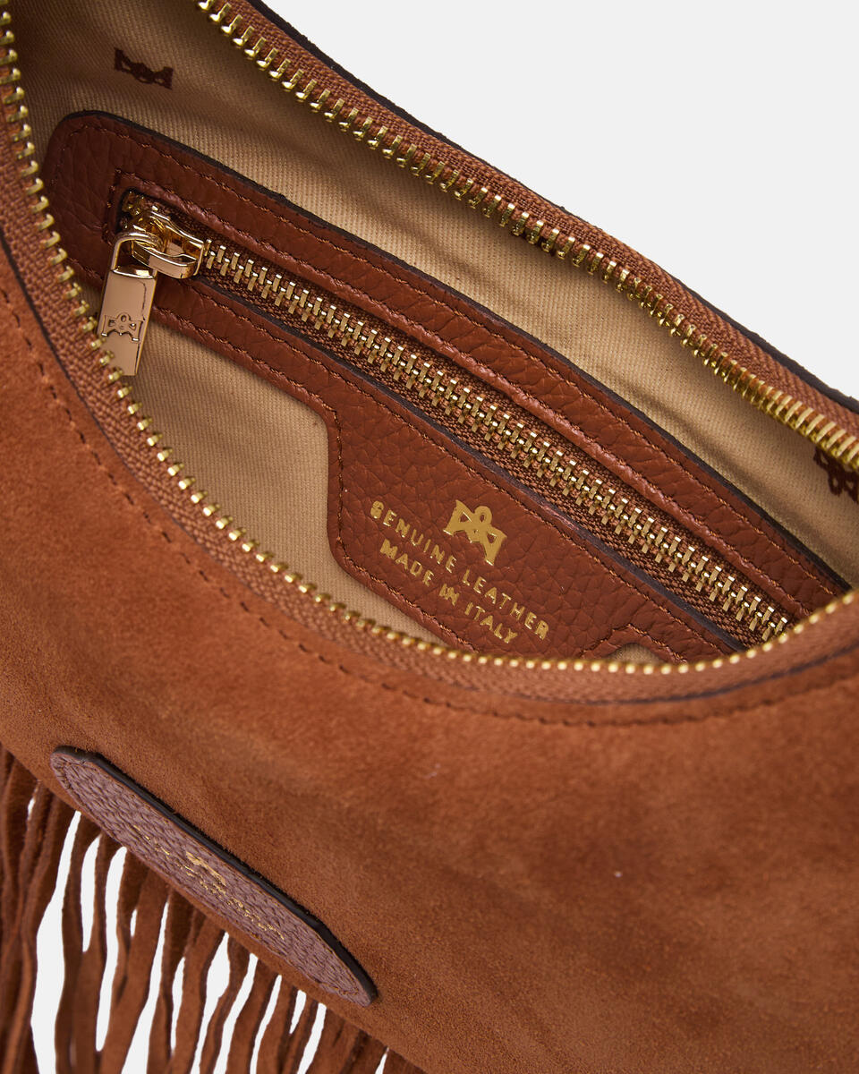 SMALL HOBO Caramel  - Shoulder Bags - Women's Bags - Bags - Cuoieria Fiorentina