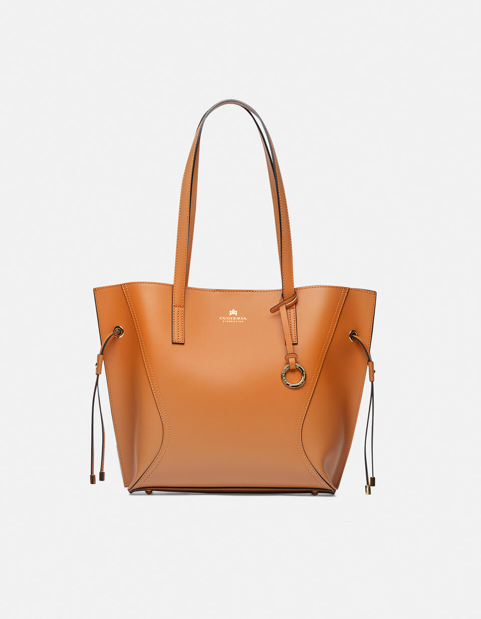 shopping bag in calf leather - SHOPPING - WOMEN'S BAGS | bags CAMEL - SHOPPING - WOMEN'S BAGS | bagsCuoieria Fiorentina