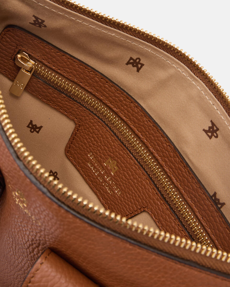 CROSSBODY Caramel  - Cuoieria Fiorentina