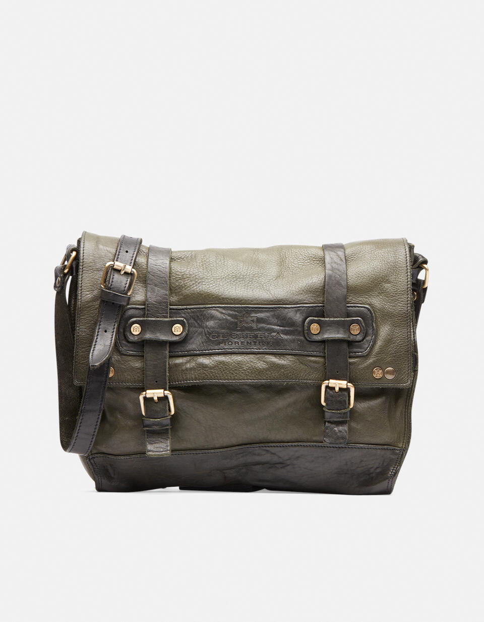 MESSENGER Forest  - Crossbody Bags - Men's Bags - Bags - Cuoieria Fiorentina