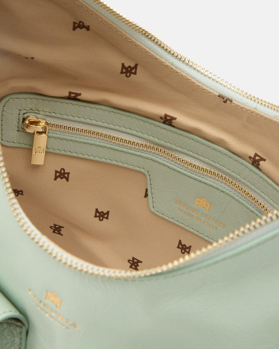 Blow pocket hobo Menta  - Cuoieria Fiorentina