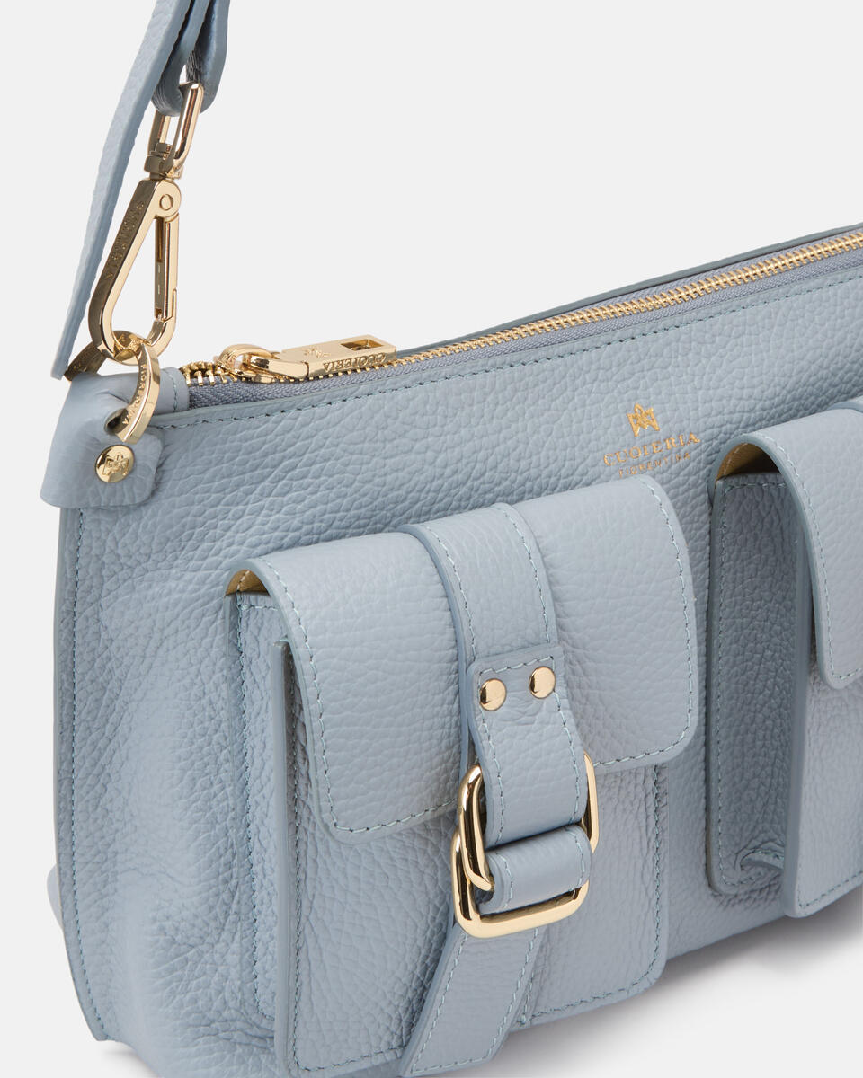 Blow pocket lipstick bag Cloud  - Cuoieria Fiorentina