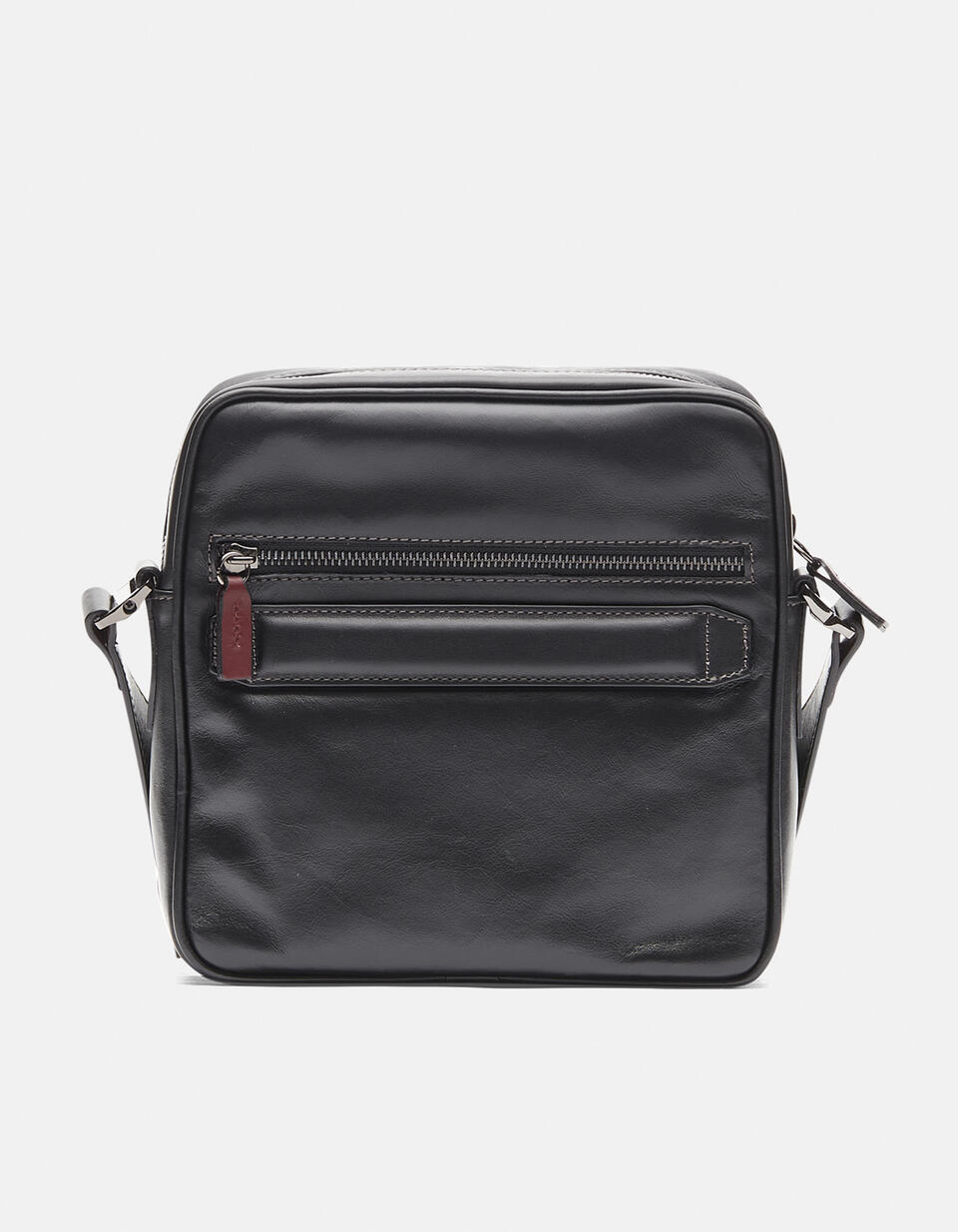 Adam Shoulder bag with front zip - Crossbody Bags - MEN'S BAGS | bags NEROBORDEAUX - Crossbody Bags - MEN'S BAGS | bagsCuoieria Fiorentina
