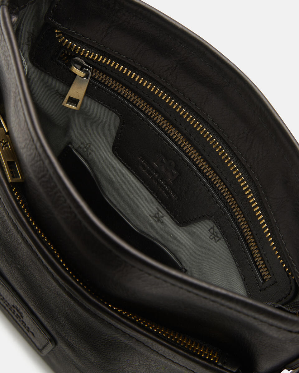 Crossbody Black  - Crossbody Bags - Men's Bags - Bags - Cuoieria Fiorentina