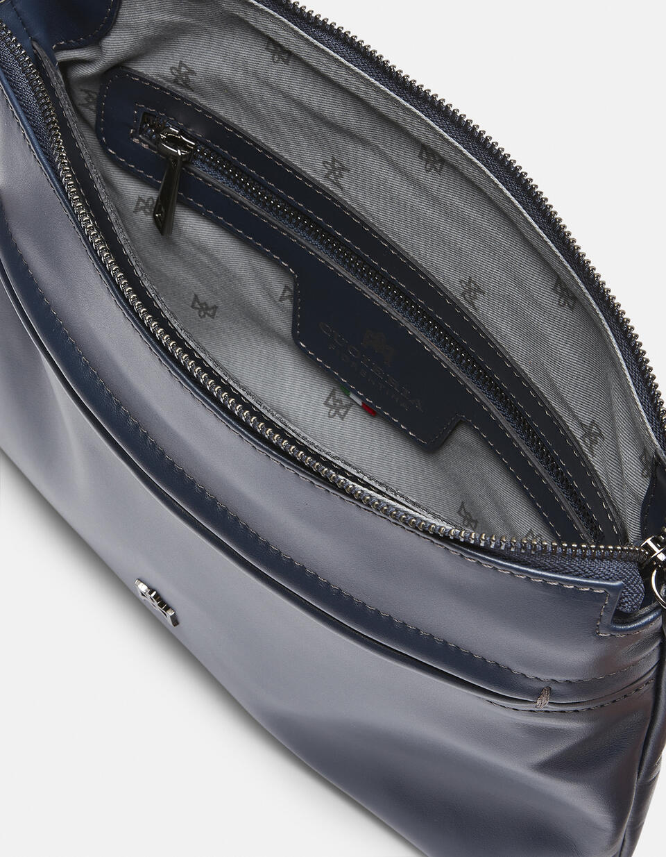 Crossbody Bluetaupe  - Crossbody Bags - Men's Bags - Bags - Cuoieria Fiorentina