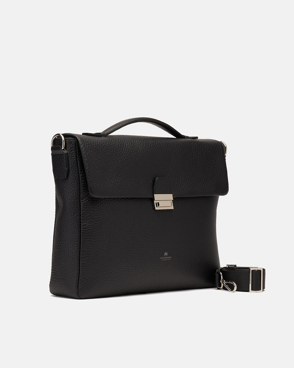 BRIEFCASE Black  - Business Bags - Work - Cuoieria Fiorentina